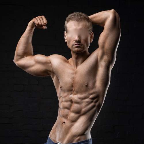 Fit blonde straight male escort in London